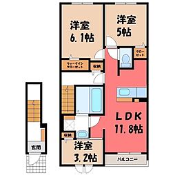 JR東北本線 宇都宮駅 バス50分 西千渡下車 徒歩4分