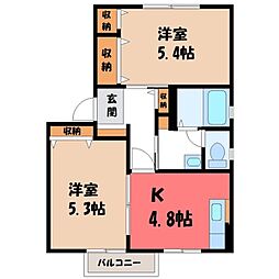 JR東北本線 小山駅 バス13分 西坪公園東下車 徒歩6分