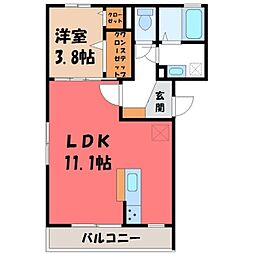 宇都宮芳賀ライトレール線 駅東公園前駅 徒歩7分 2階/-