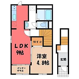 JR東北本線 小山駅 徒歩16分 2階/-