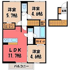 物件の間取り
