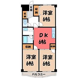 JR東北本線 小山駅 徒歩10分 2階/-