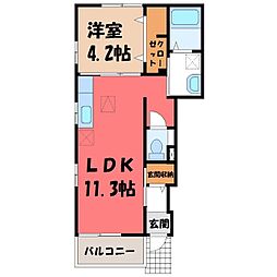 東武日光線 新鹿沼駅 徒歩5分 1階/-