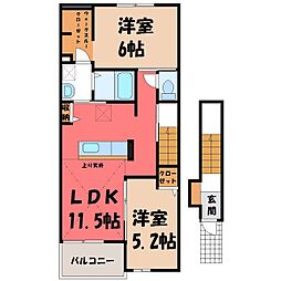 JR東北本線 石橋駅 バス9分 峰町下車 徒歩13分