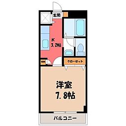 JR両毛線 栃木駅 徒歩8分 1階/-