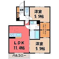 物件の間取り