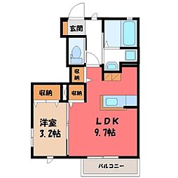 JR東北新幹線 小山駅 バス9分 あさひ公園南下車 徒歩2分