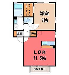 東武宇都宮線 西川田駅 徒歩20分