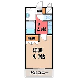 JR東北本線 氏家駅 3.7km 2階/-