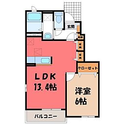 JR東北本線 間々田駅 バス9分 五科下車 徒歩25分