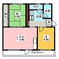 西小中台住宅11号棟5階5.3万円