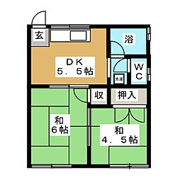 間取図画像 2DK