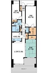 リーベスト西千葉 3LDKの間取図画像