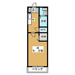 ウィンザー駅前館 1Kの間取図画像