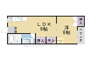 ハイツサンモア 302 ｜ 京都府京都市西京区松室中溝町（賃貸マンション1LDK・3階・34.00㎡） その2