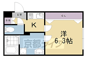 グレース西ノ京 105 ｜ 京都府京都市中京区西ノ京南原町（賃貸マンション1K・1階・26.00㎡） その2