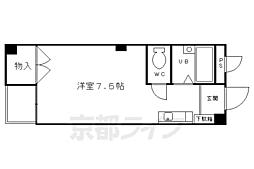 ペンギンハウス 1Kの間取図画像