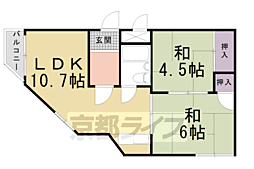 近鉄京都線 上鳥羽口駅 徒歩20分 4階/-