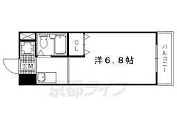 グランディール・フナダ 1階1Kの間取り