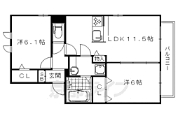 レジウム嵯峨 1階/101