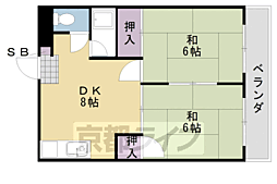 間取図画像 2DK