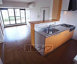 JR東海道・山陽本線 西大路駅 徒歩15分の賃貸マンション 6階3LDKのリビング/ダイニング