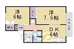間取図画像 2DK