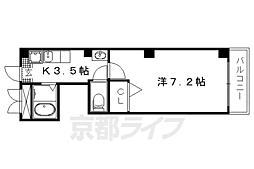 フィット21 1Kの間取図画像