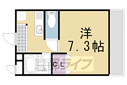 フェスタルトモオカ 1Kの間取図画像