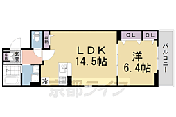 プレッソ・ロート4 1LDKの間取図画像