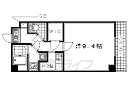 ルーミネス三番館 1Kの間取図画像