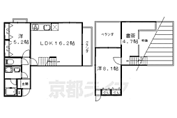 パラッツォディプリマクラッセ 2SLDKの間取図画像