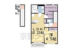 ベルリードヒラキ 1SLDKの間取図画像