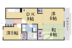 パストラル20 3DKの間取図画像
