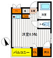 冨士マンション4階5.0万円