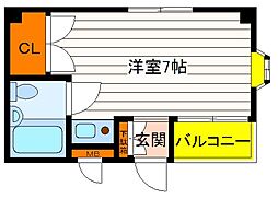 間取図画像 ワンルーム