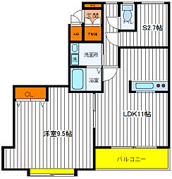間取図画像 1SLDK