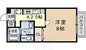 京都市山科区日ノ岡鴨土町 2階建 築24年のイメージ