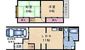 京都市山科区西野大鳥井町 2階建 築59年のイメージ