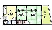 京都市伏見区醍醐東合場町 2階建 築57年のイメージ