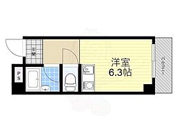 京阪石山坂本線 石山寺駅 徒歩28分の賃貸マンション 1階ワンルームの間取り