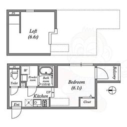 間取図画像 ワンルーム