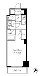 y&ELF 1Kの間取図画像