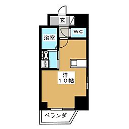 Dormouse和 ワンルームの間取図画像