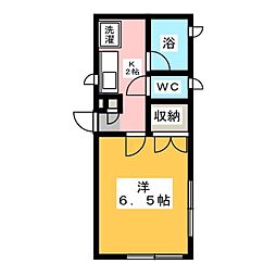 間取図画像 1K