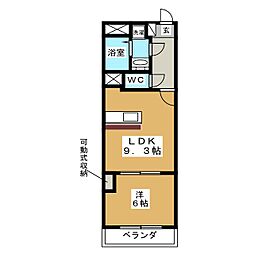 J.N.T 1LDKの間取図画像