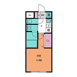 タウンハウス日吉K 1Kの間取図画像