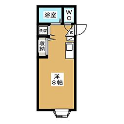 プラザK大倉山 ワンルームの間取図画像