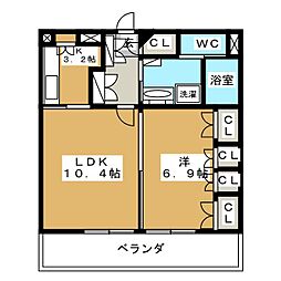 T-STYLIA 1LDKの間取図画像