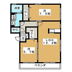 物件の間取り